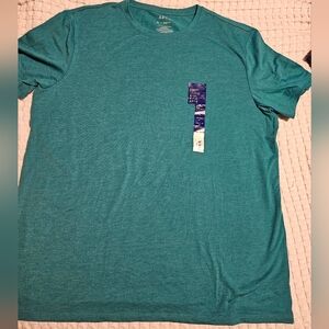 NWT Apt. 9 Men's Ocean Blue Premier Flex Short Sleeve Tee - XL